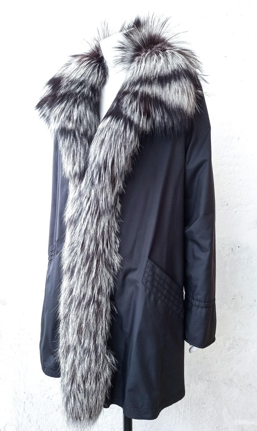 Пальто пихора куртка с мехом Rolf  Schulte  Германия M L