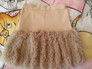 Юбка с мехом   De Salitto, размер 140