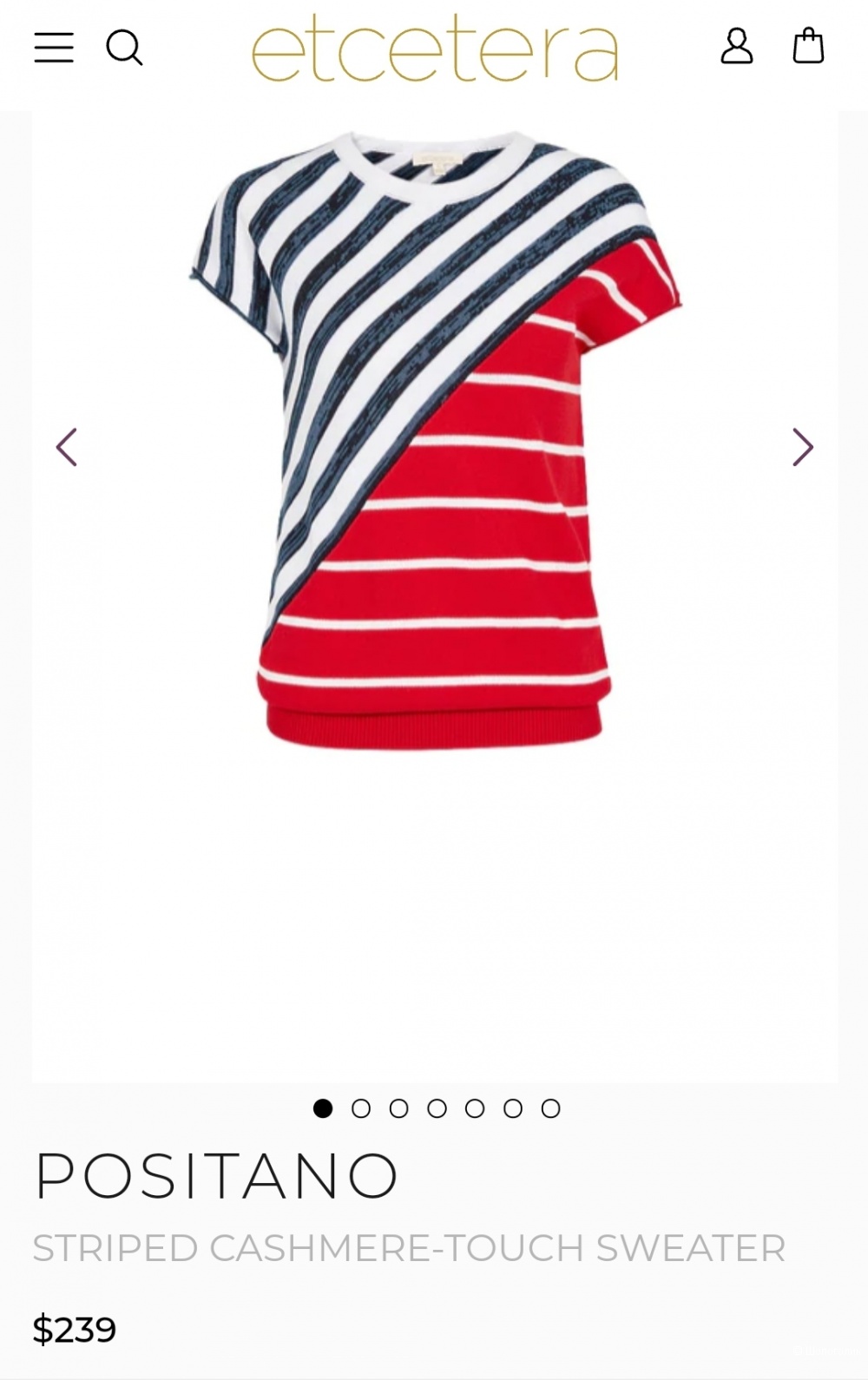 Кашемировый джемпер Е tceterа, 42 на 46~48