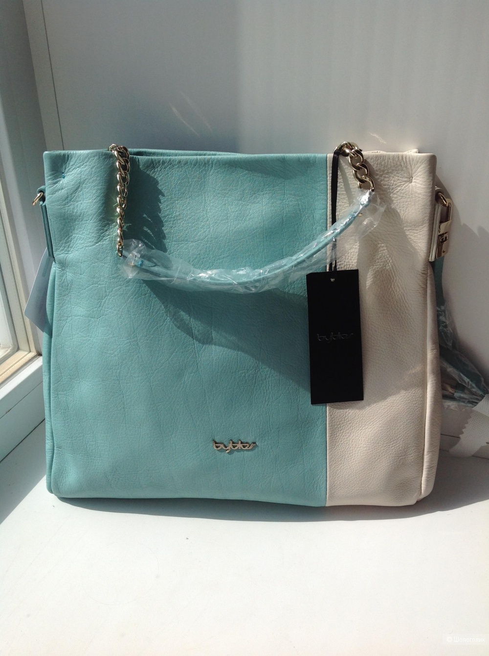 Кожаная сумка Byblos