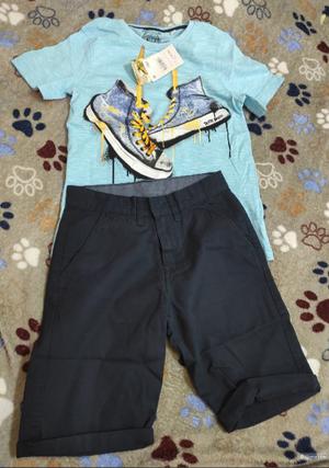 Комплект футболка с шортами СА 134/140