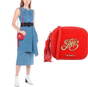 Замшевая сумка Twin Set размер S