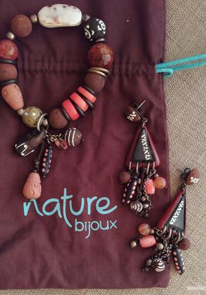 Серьги и браслет Nature Bijoux.