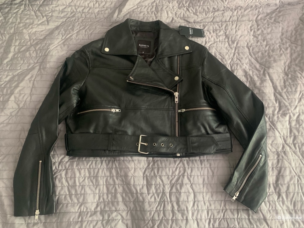 Кожаная косуха Barney’s originals, 8 uk (оверсайз)