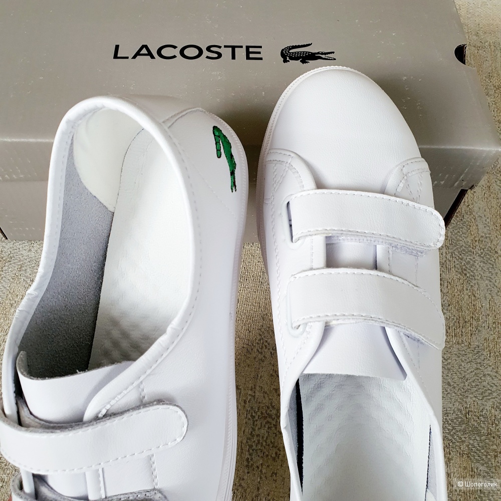 Кеды Lacoste натуральная кожа женские новые 36\37\38