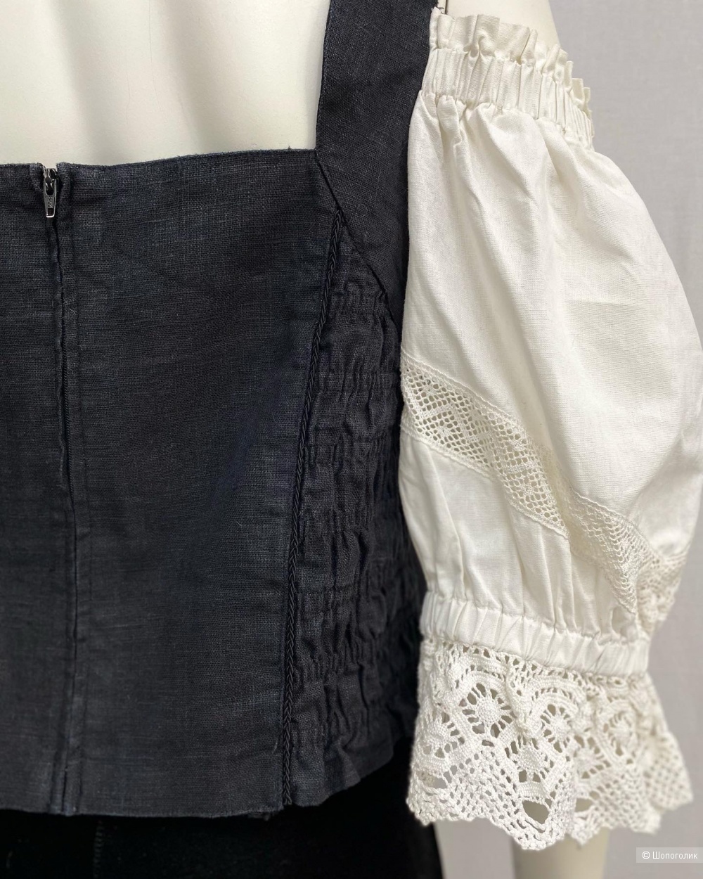 Льняной топ Бавария 52