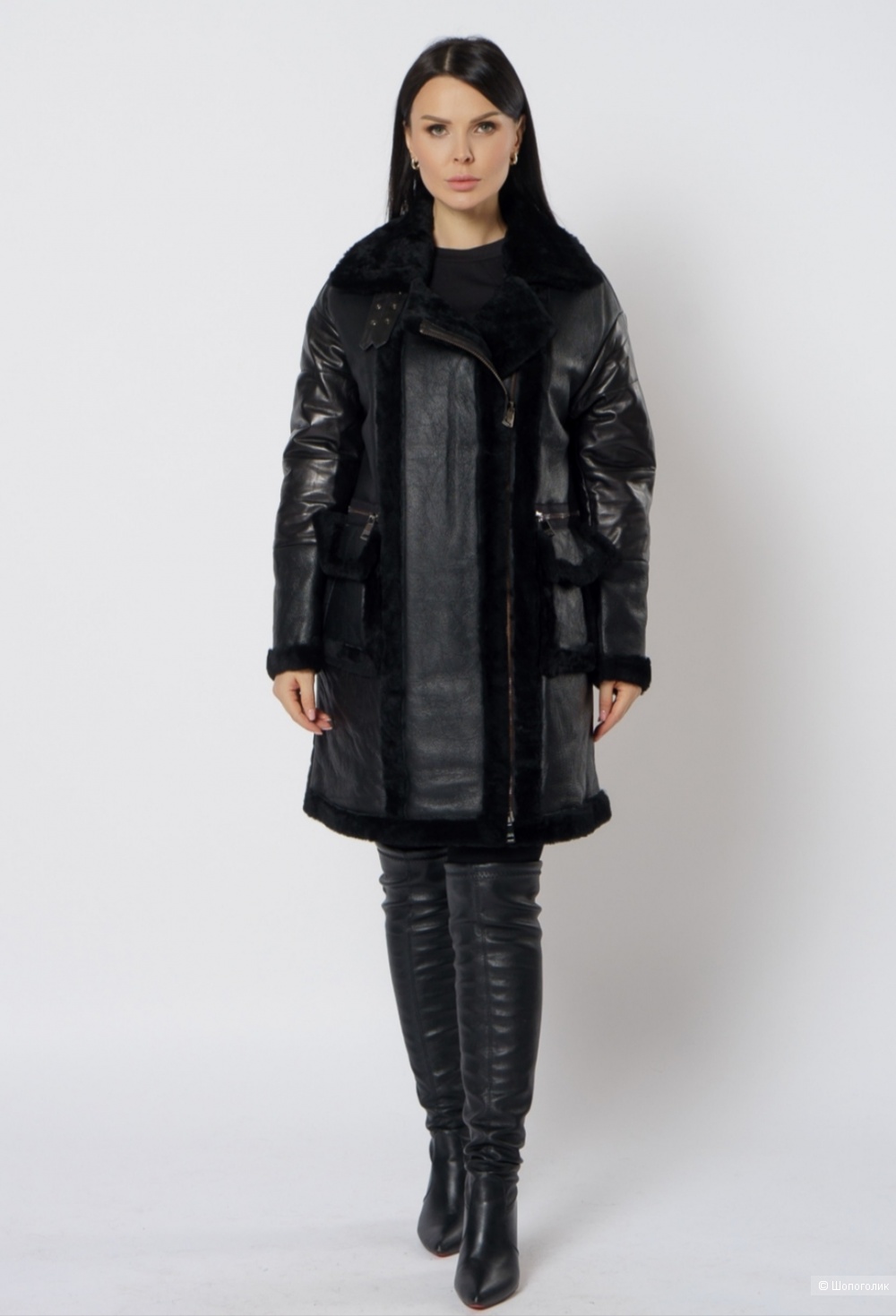 Дублёнка/ пуховик Vivi oversize  (s-m)