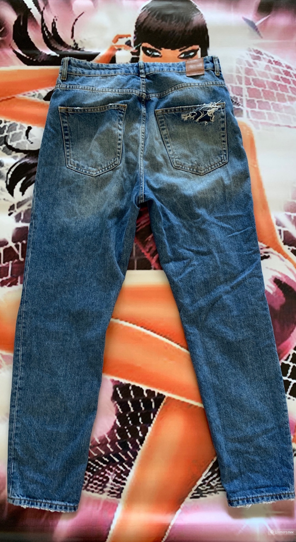 Джинсы Bershka denim mom  eur 40 usa 08 mex 30 made in Turkey