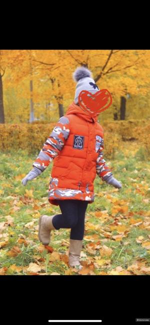 Пуховик noname на девочку на 6-8 лет