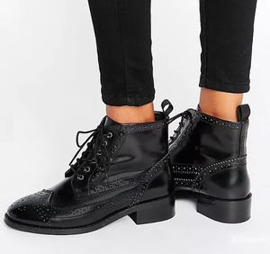 Кожаные ботинки ASOS р.37-38