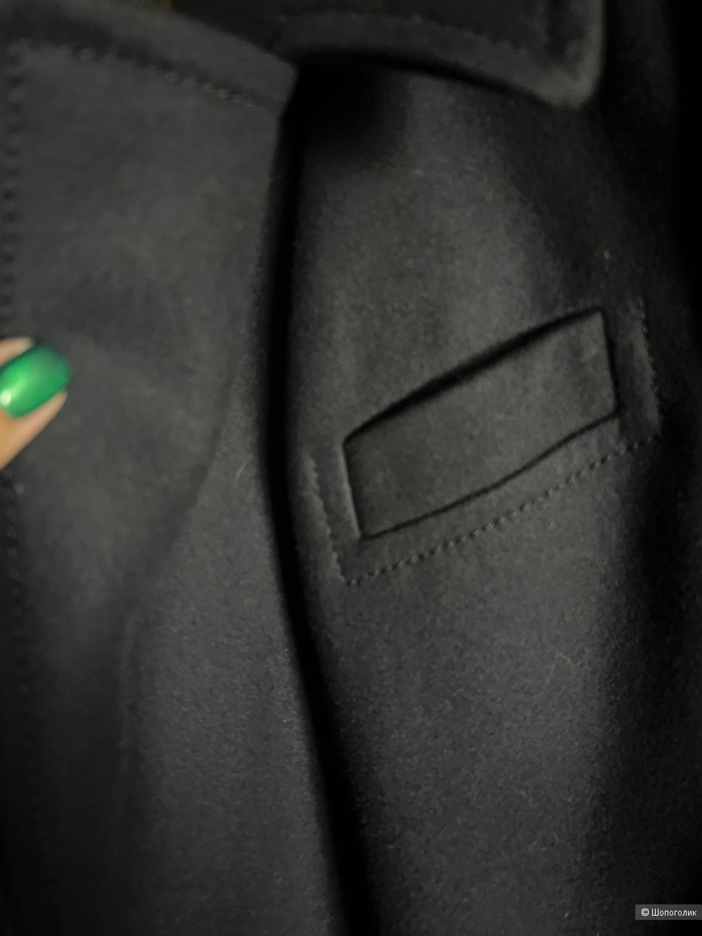 Пальто женское темно-синее French Connection, размер S/М