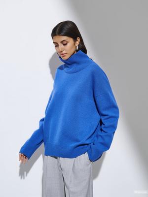 Джемпер водолазка кашемир под Brunello Cucinelli saphire, 46-56