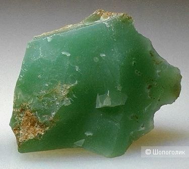 Серьги с хризопразом и цитрином