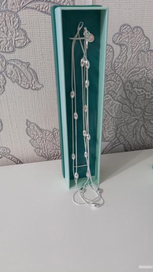 Серебряное колье