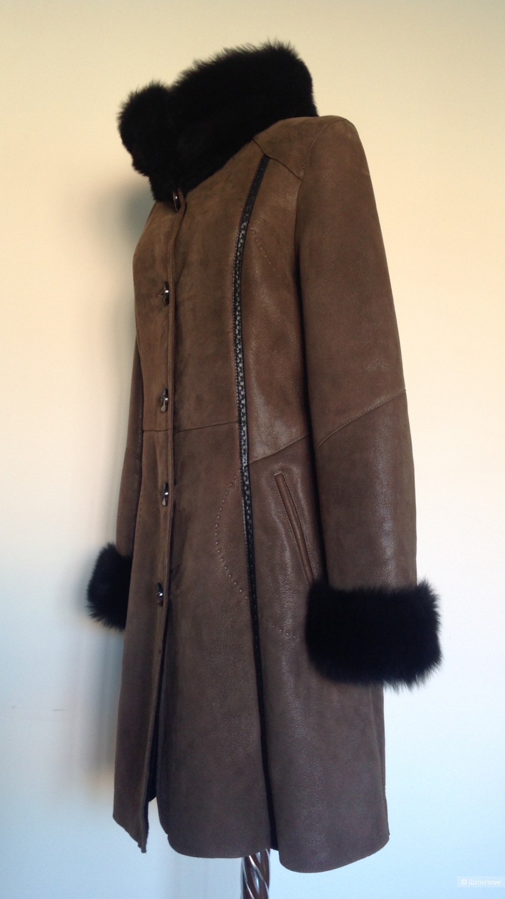 Дубленка натуральная Мелания, размер 42, на 44-46-48