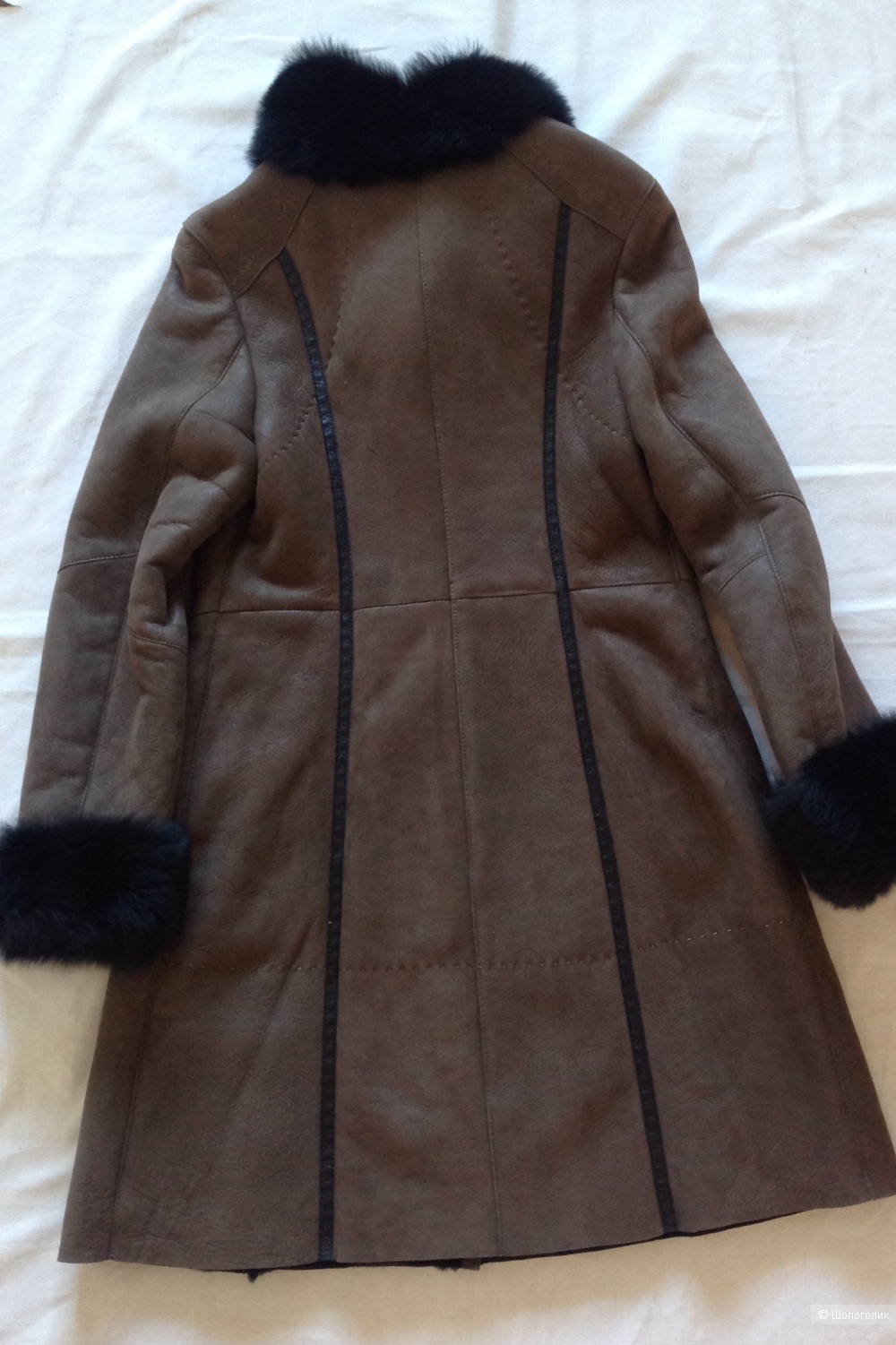 Дубленка натуральная Мелания, размер 42, на 44-46-48