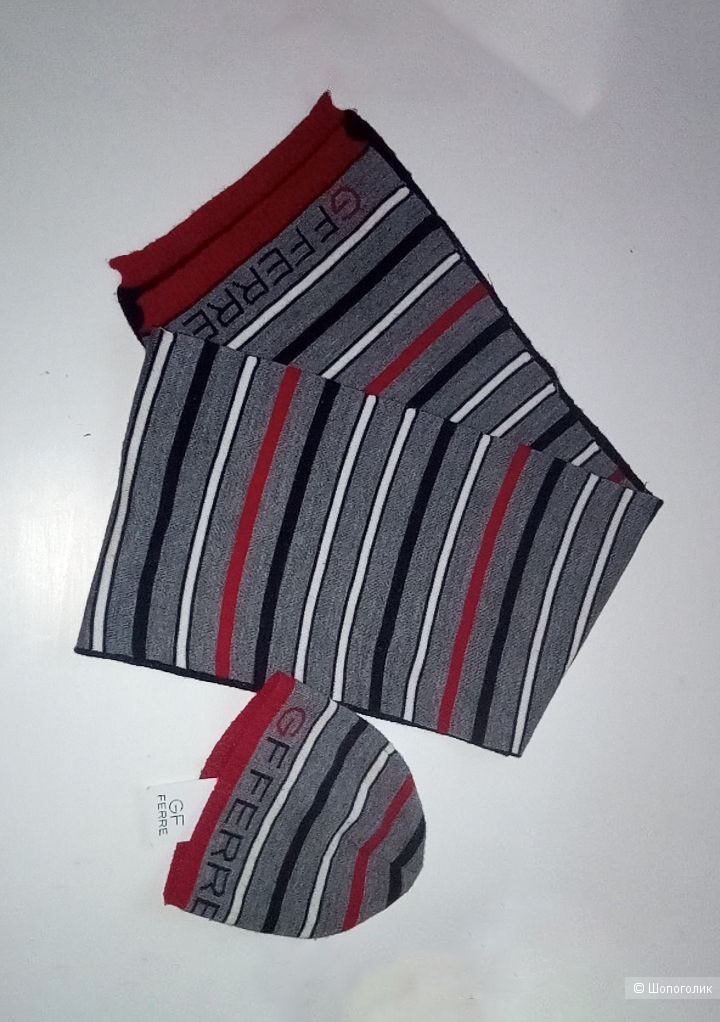 Комплект шапка и шарф GF Ferre, размер 1-3 года.