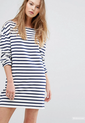 Платье- тельняшка H&m,  M