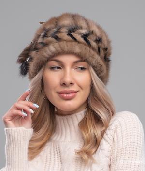 Норковая шапка Arkgreat размер 54-58