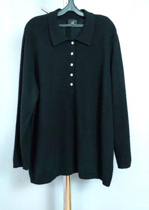 Кашемировый джемпер-поло Emilia Lay размер 48-50