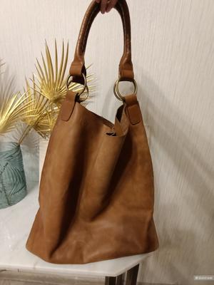 Сумка кожаная American outfitters