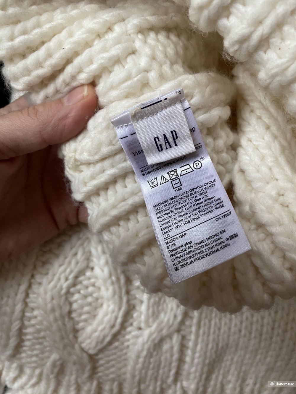 Комплект шапка шарф Gap