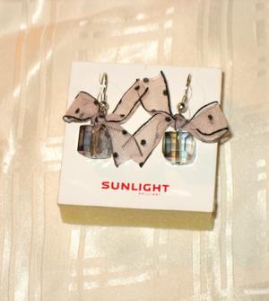 Новые нежные серьги.