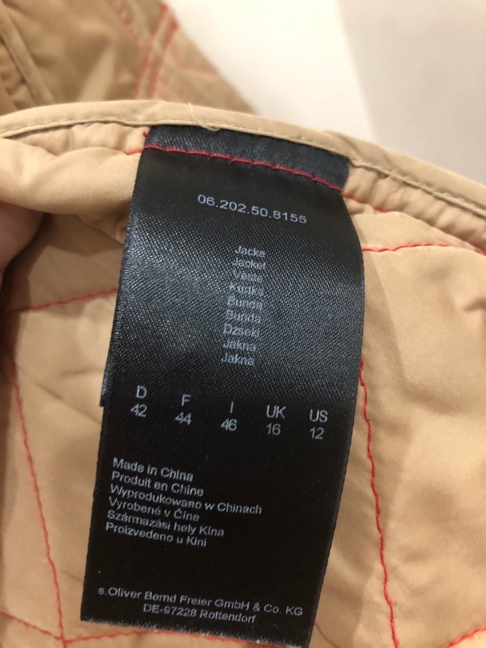 Куртка Selection By S.Оliver .Размер 46-48.