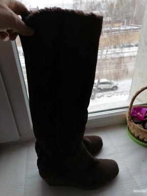 Сапоги зимние натуральная замша 41 размер