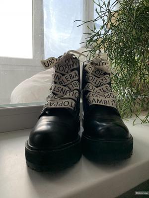 Кожаные ботинки Zara, 38 размер