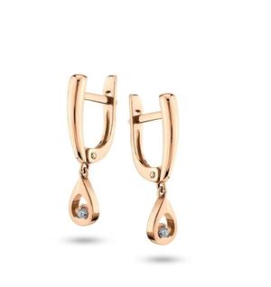 Серьги с якутскими бриллиантами