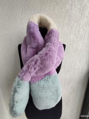 Меховой шарф горжетка