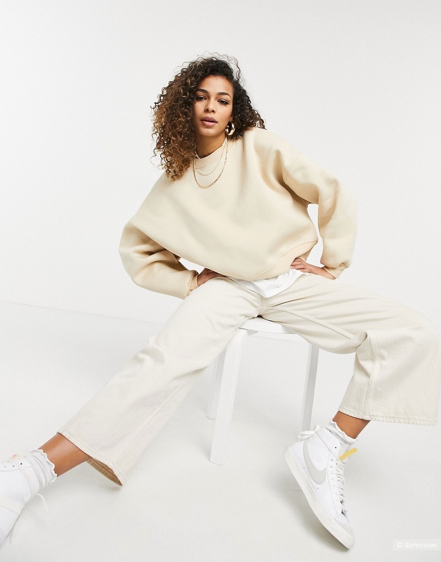 Оversized-свитшот ASOS DESIGN, UK 8 (EU 36)