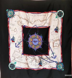 Платок каре 94*104см.  ШЕЛК  100% . Китайский шелк