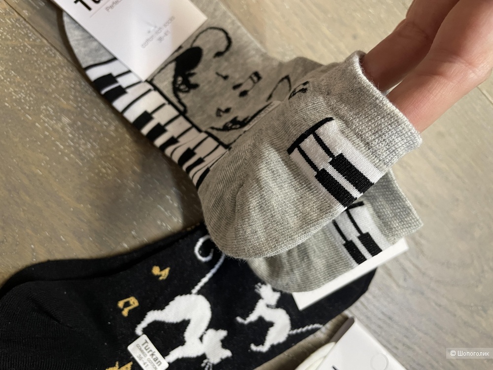 Сет 5 шт Носки женские Turkan Music Cats, 36-41