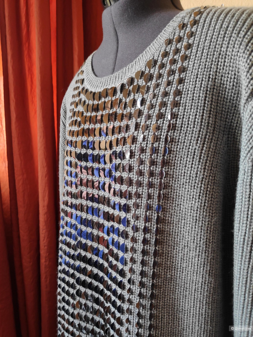 Свитер ELISABETTA FRANCHI. Маркировка 46 IT/ 46-48-50 рус.