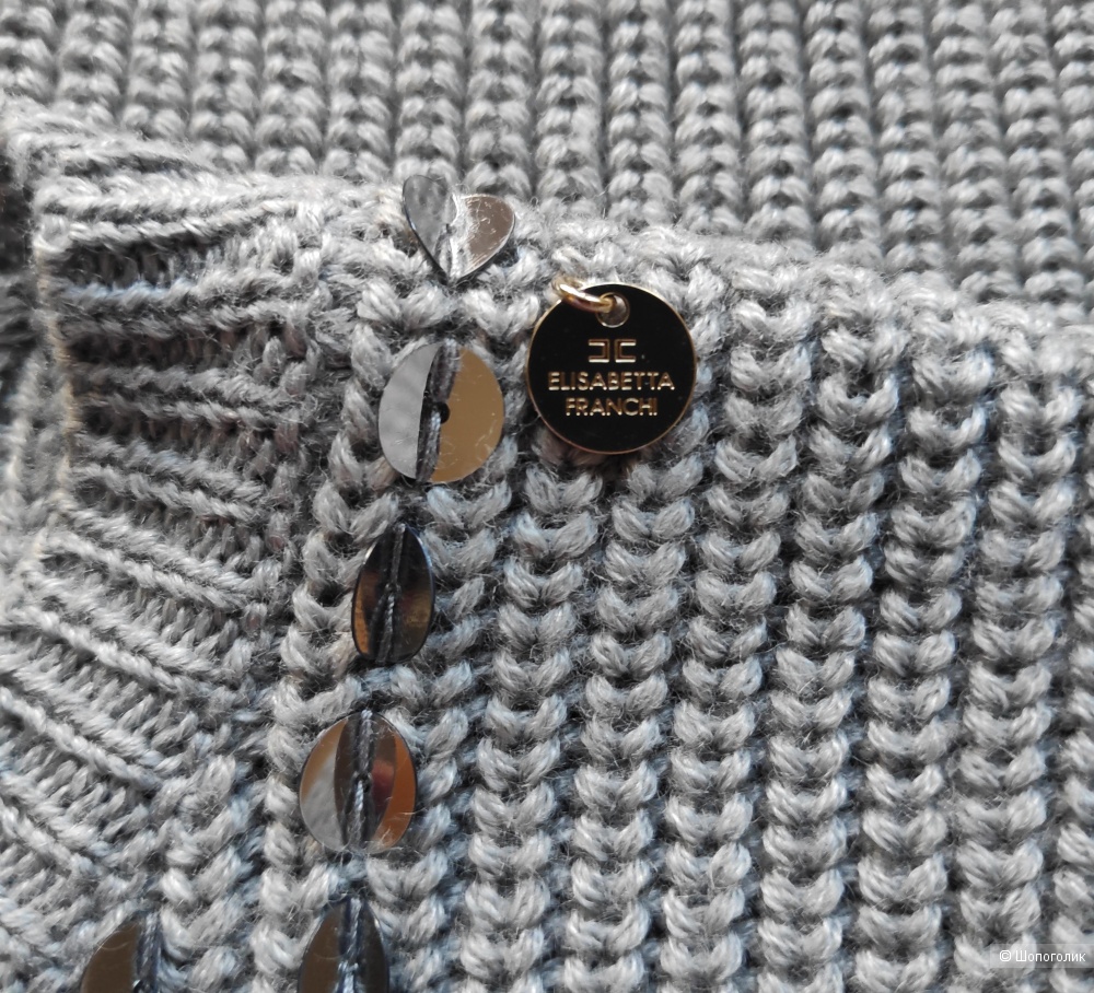 Свитер ELISABETTA FRANCHI. Маркировка 46 IT/ 46-48-50 рус.