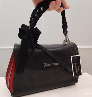 Кожаная сумка Juicy Couture black label