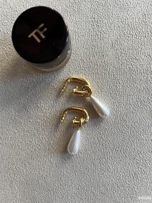 Серьги Dangling Pearl