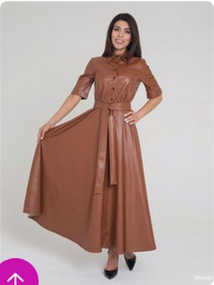 Платье из экокожи Noname 42-44