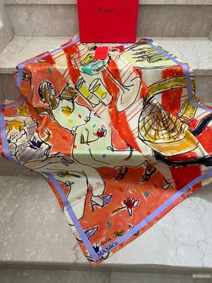 Шелковый платок Max&Co by Max Mara 90x90 см