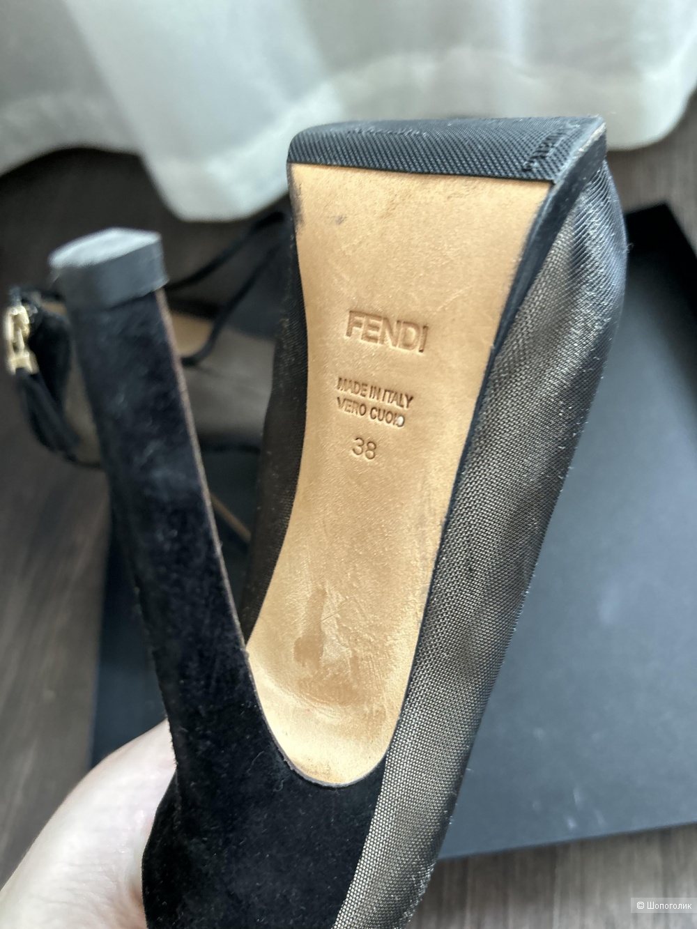 Ботильоны Fendi 38 размер оригинал