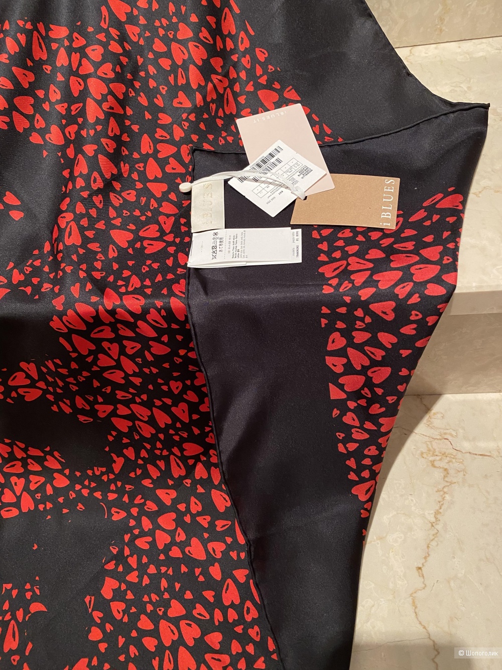 Шелковый платок Iblues by Max Mara 90x90 см.