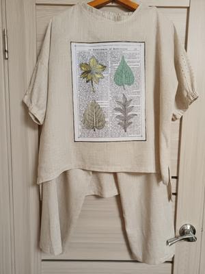 Костюм изо льна, размер 50-54