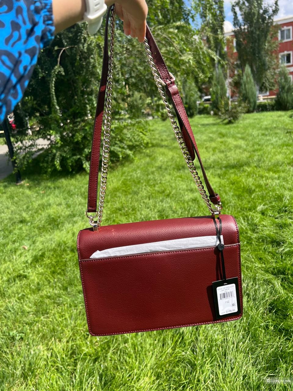 Кожаная сумка DKNY Elissa, размер Large