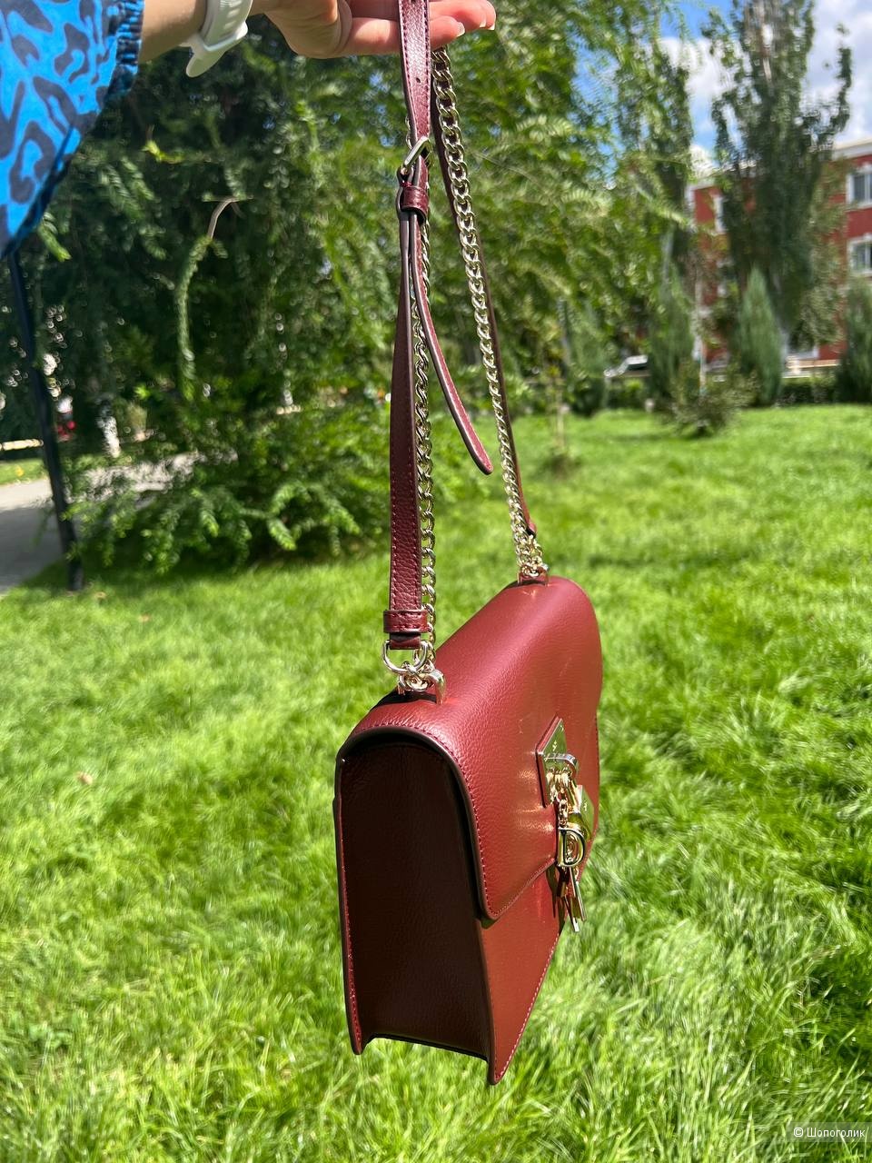 Кожаная сумка DKNY Elissa, размер Large