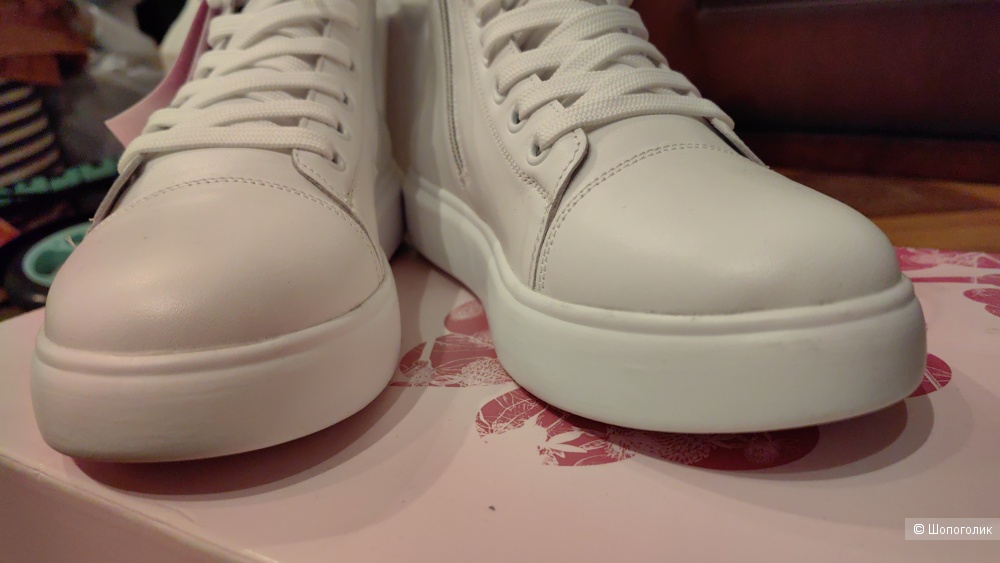 Кеды кожаные  TRIFOGLIO ROSSO  размер 39