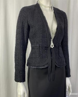 Твидовый блейзер Zara 40