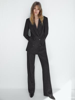 Шерстяные брюки Massimo Dutti/50