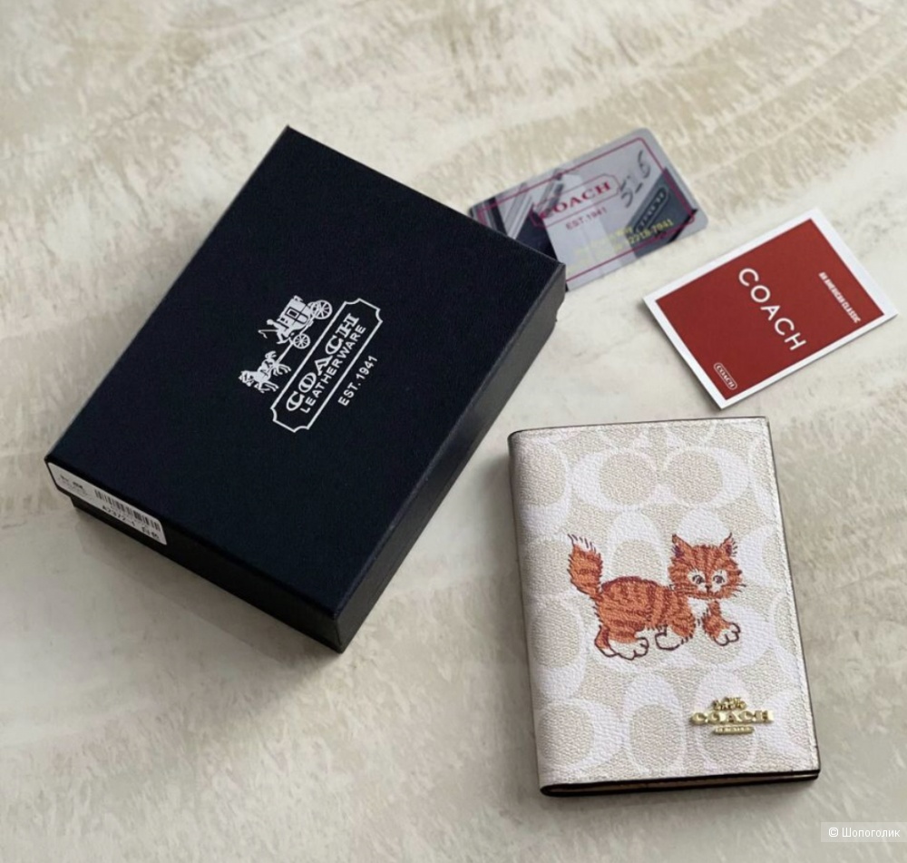 Обложка на паспорт Coach
